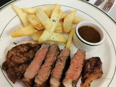 美国ibp冰鲜极佳级西冷牛排+一种配菜-1981牛排西餐厅(海信店)