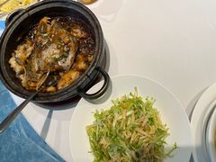 -海派美食·家宴海鲜青岛菜·石锅鲽鱼头(东方城店)