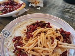-歹歹的加个面过油肉拌面