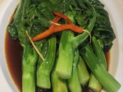 白灼广东芥兰-香港池仔记肠粉王(博多新记襄阳南路店)