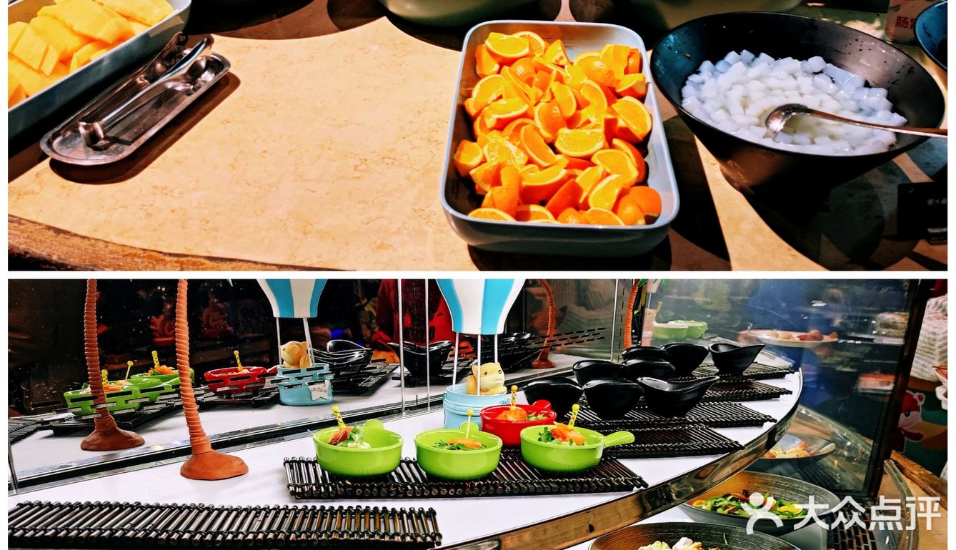 近300个餐位，结账都需要排队的热带丛林主题自助餐