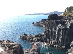 中文大浦海岸柱状节理带-柱状节理带