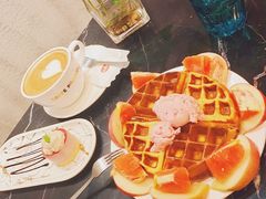 水果华夫饼-利顺德大饭店·维多利亚花园(小白楼店)