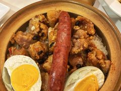 排骨香肠煲仔饭-深仔记茶餐厅(亚士厘道店)