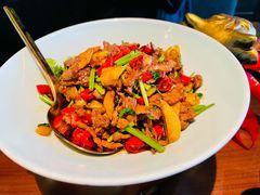 28秒爆炒黄牛肉-望湘园·洞庭渔宴(浦江欢乐颂店)