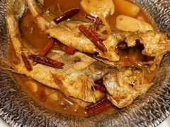 干椒黄鱼年糕-径山十八道·风味民间菜(杭州总店)