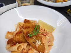 明太子辣鳕鱼奶油通心粉-blend咖啡部落(卓悦中心店)