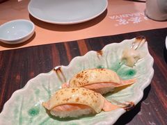 生烤三文鱼芝士握-山葵家·创意料理(宁波来福士店)