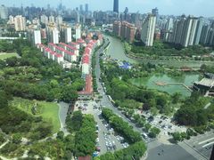 行政酒廊窗外-上海新发展亚太JW万豪酒店