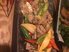 酸木瓜炒牛肉-紫滇源云南生态菜(丹凤街店)