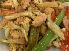 小炒有机菜花-大铁勺酒楼(宾水西道店)