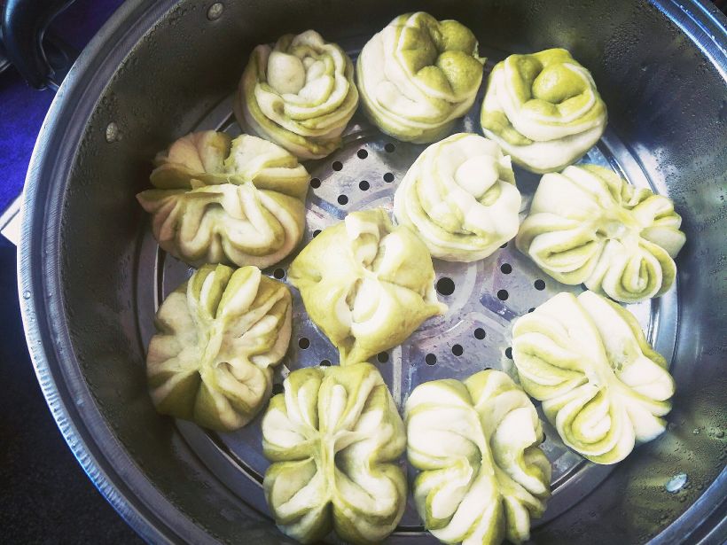 百变花卷做起来,当成给自己的礼物吧