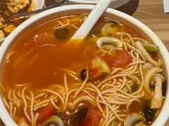 番茄菌菇面-枣子树·素食餐厅(普陀山店)