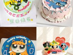 -咖咖熊蛋糕定制·英国蓝风车动物性淡奶油