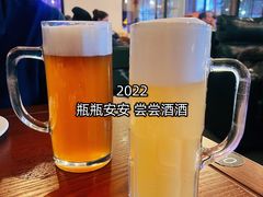 小麦啤酒-普兰达德国餐厅·德式脆皮烤猪肘·自酿啤酒(观唐店)