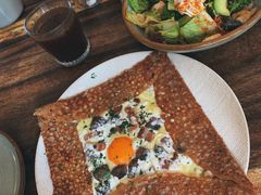 鸡蛋蘑菇熏肉荞麦可丽饼-RAC BAR(安福路店)