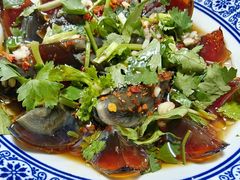 凉拌皮蛋-小鱼锅贴明光土菜