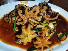 酱爆八爪鱼-胖大嫂渔家排档·全海景餐厅(渔村店)