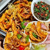 巴掌大的干锅虾好好吃