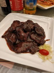 点击看大图 黑椒香煎嫩牛扒-新城花园酒店·宴会厅