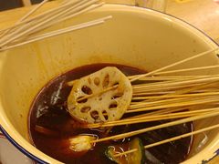 -拈签一笑黄牛肉辣卤串串