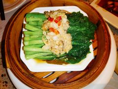 蒜香鳕鱼蒸菜-小鹅皇港式餐厅(新抚万达店)