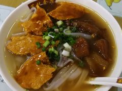 蟹黄糕拼牛筋腩河粉-荔林食店(西华路店)