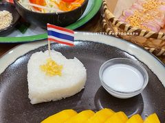 传统制法芒果糯米饭-曼谷食堂·泰国家庭料理
