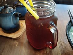 冰镇桂花柠檬酸梅汤-鸭小妹鸭血粉丝(老门东店)