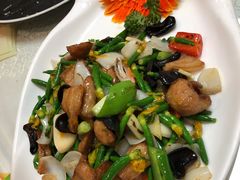 青瓜仔炒猪颈肉-寻味顺德·南记酒家·传统顺德菜·鱼生(广源路店)