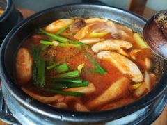 嫩豆腐辣汤-炎蔵牛舌烤肉