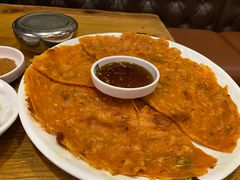 泡菜饼-喇喇排骨火锅·传统韩式脊骨汤(望京西园总店)