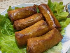 荠菜冬笋菌菇春卷-八珍手工水饺·妈妈的爱(传芳巷店)