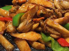 -东来菜馆•手抓海鲜家常菜•海鲜锅贴(鸽子窝店)