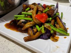 豆角紫苏炒茄子-十三姨工厨顺德美食·宴会·团餐(天河北路店)