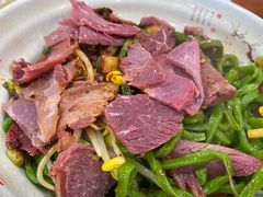 油泼牛肉面-手擀菠菜面(西康路店)