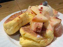 水蜜桃梳芙厘-Ufufu cafe(天神巷店)