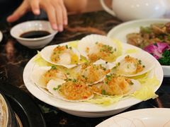 蒜蓉蒸大扇贝-富家湾大海铺