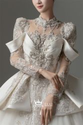 点击看大图 -艾拉·女王婚纱礼服馆