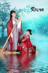 -后宫·古装汉服京剧儿童亲子全家福摄影