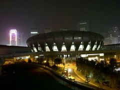 夜景-奥体中心游泳馆