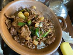 干锅黄牛肉-李东农庄(中南百草园地标店)