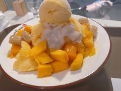 芒果雪花冰-鲜芋仙(苏州干将店)
