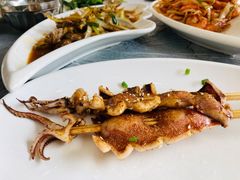 烤鱿鱼-覃记海鲜美食餐厅