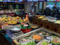 自助取餐区-闯关东东北农家菜(崂山石老人店)