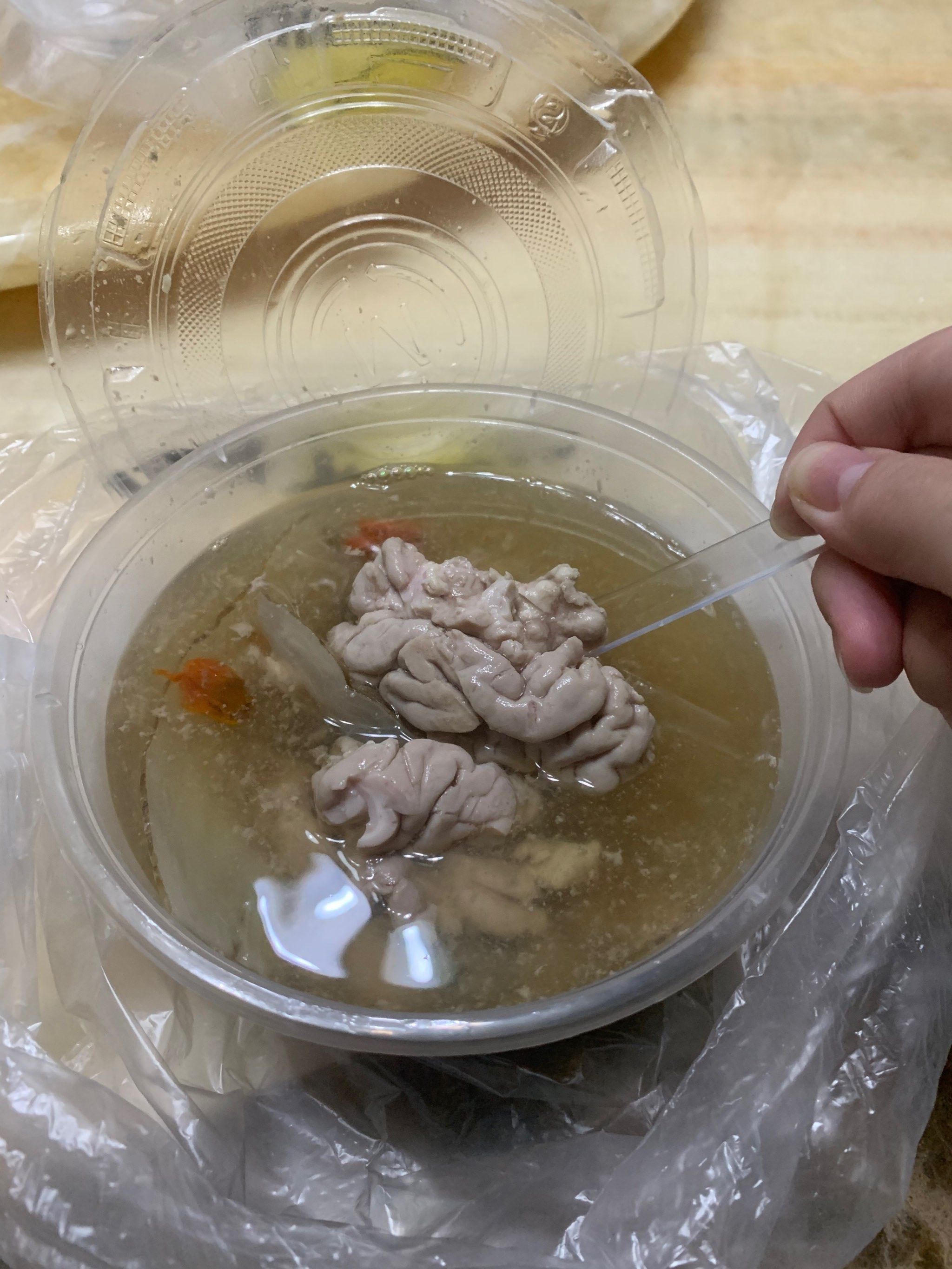 猪脑汤 又没人跟我一样超爱