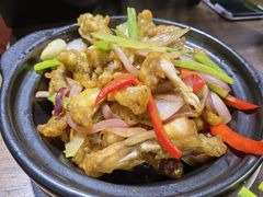 啫啫牛蛙煲-绿柠食堂(北外滩店)