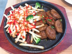 铁板牛排-朵朵开素食餐厅(后宰门街店)