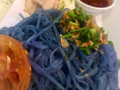 -蝶豆花蓝面条