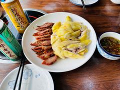 白切鸡拼叉烧-朋友轩粤菜(十里河店)